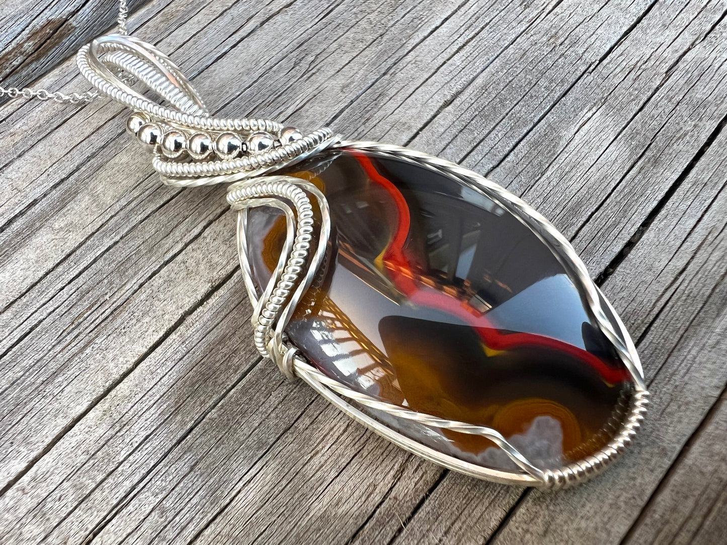 Kentucky Agate Pendant