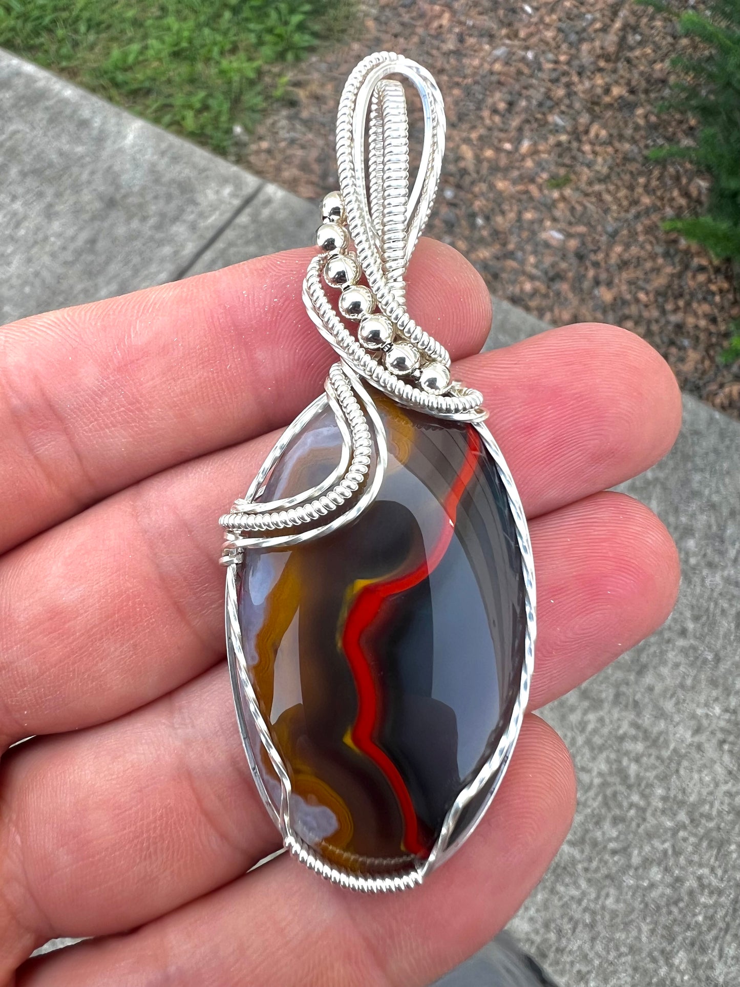Kentucky Agate Pendant