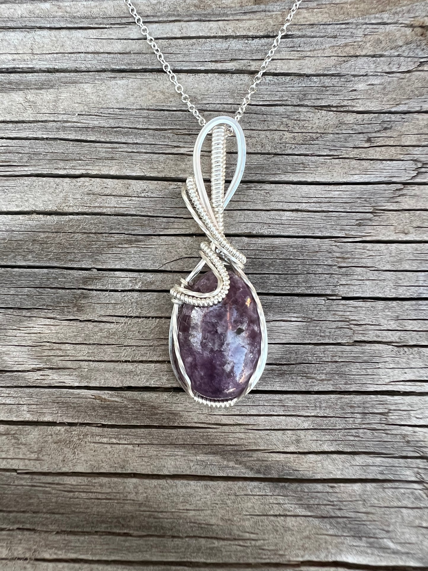 Lepidolite Pendant