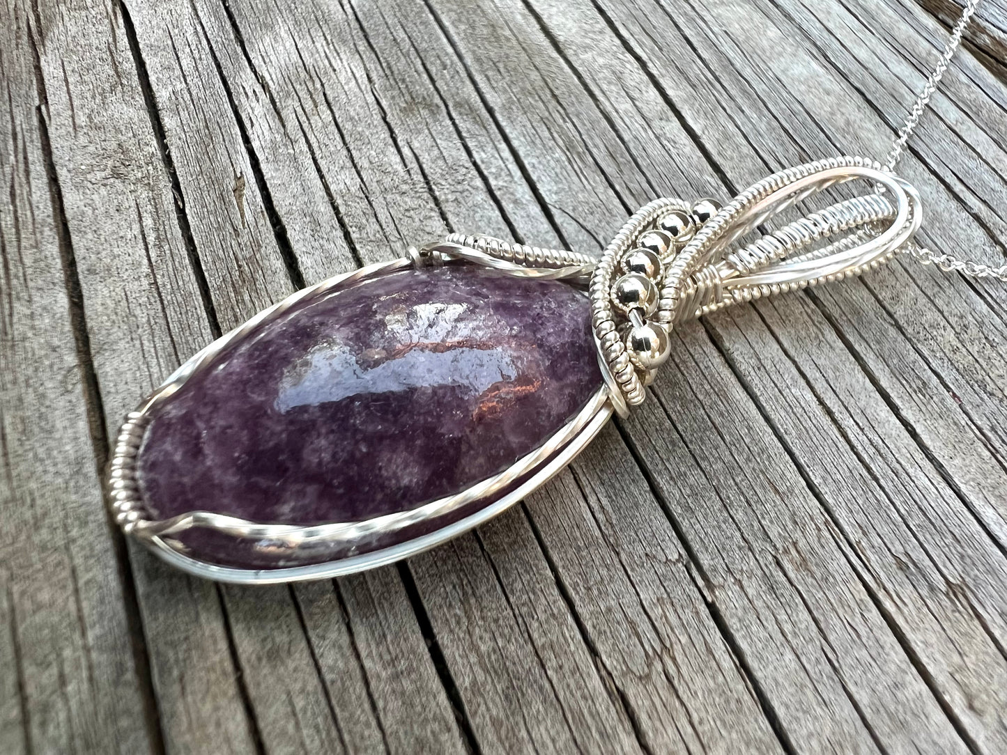 Lepidolite Pendant
