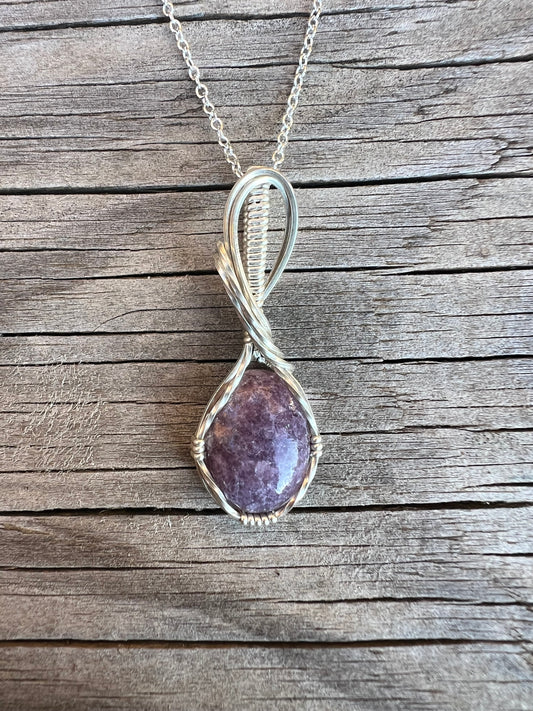 Lepidolite Pendant
