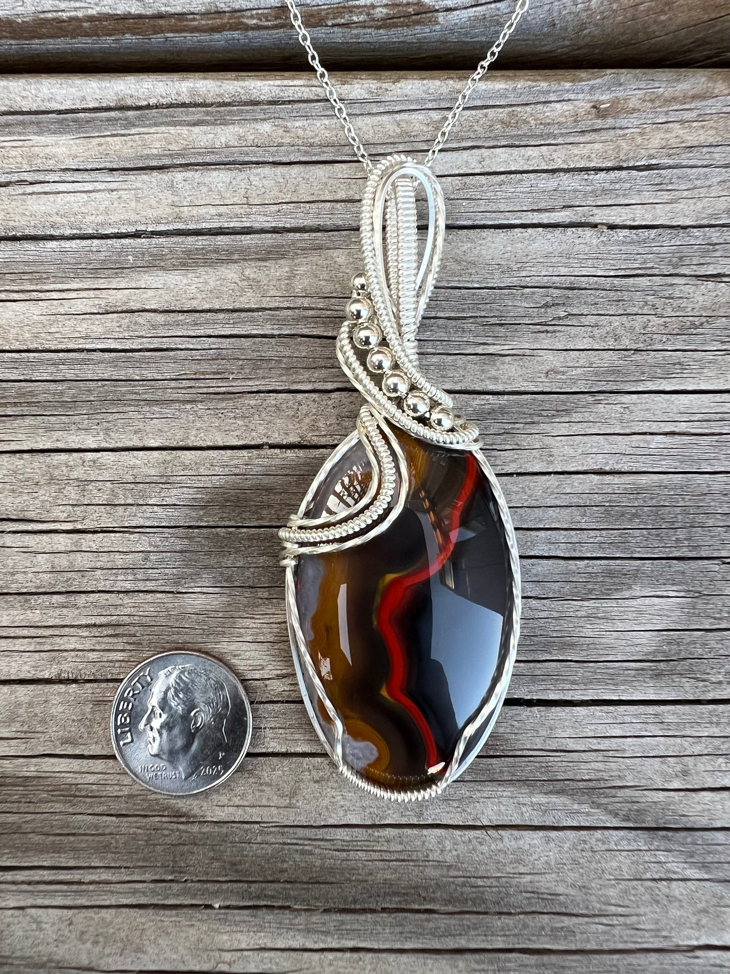 Kentucky Agate Pendant