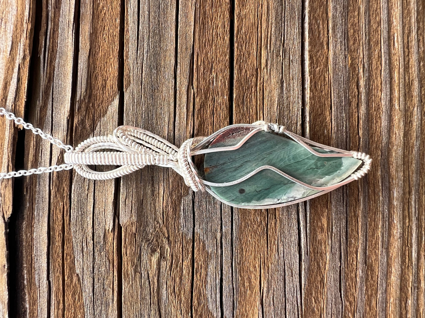 Gary Green Larsonite Pendant