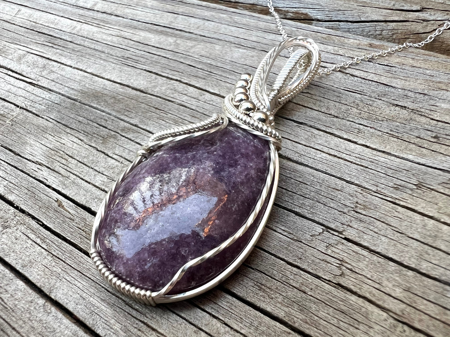 Lepidolite Pendant