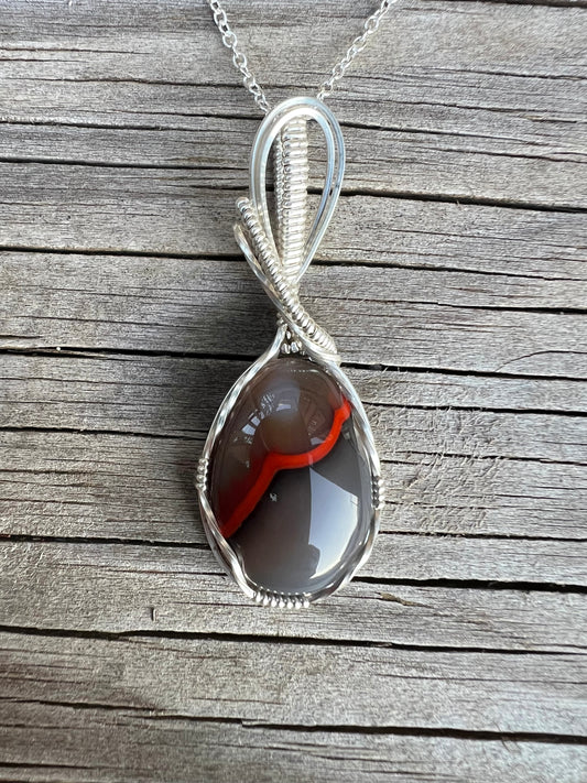 Kentucky Agate Pendant