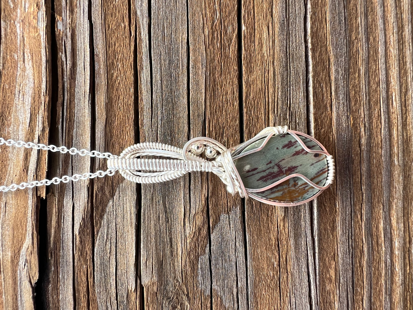 Gary Green Larsonite Pendant
