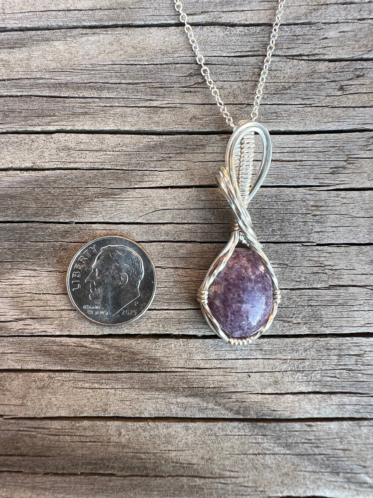 Lepidolite Pendant