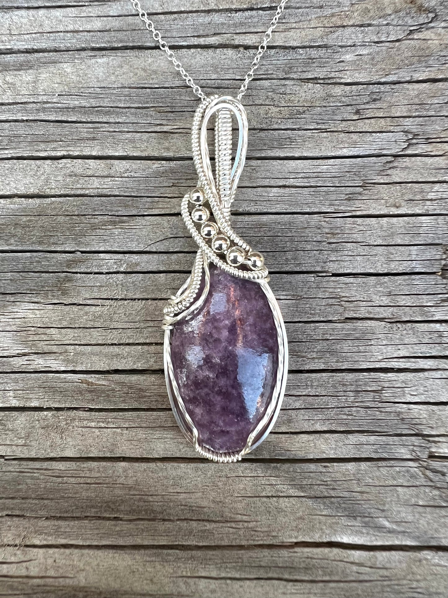 Lepidolite Pendant