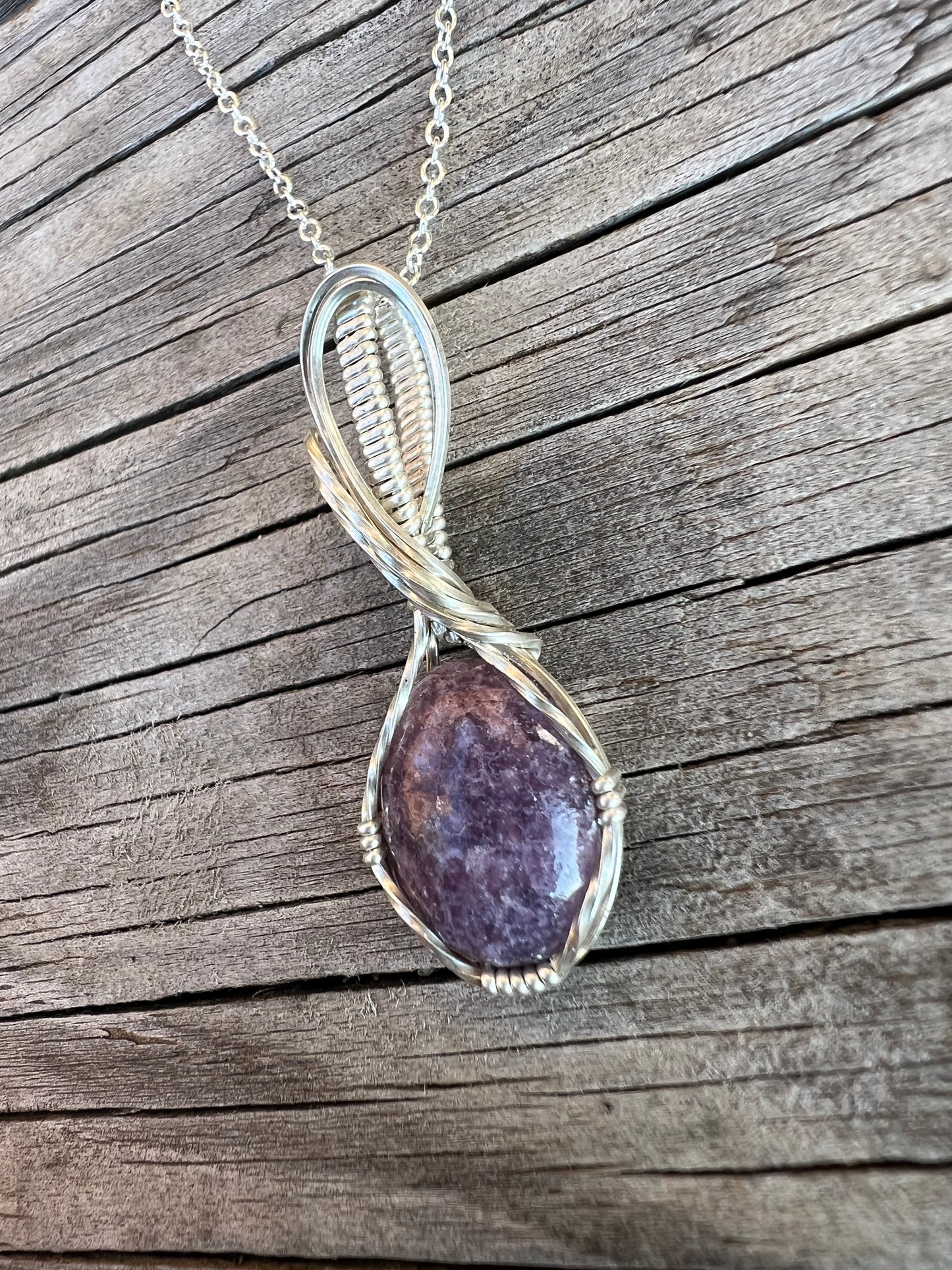 Lepidolite Pendant